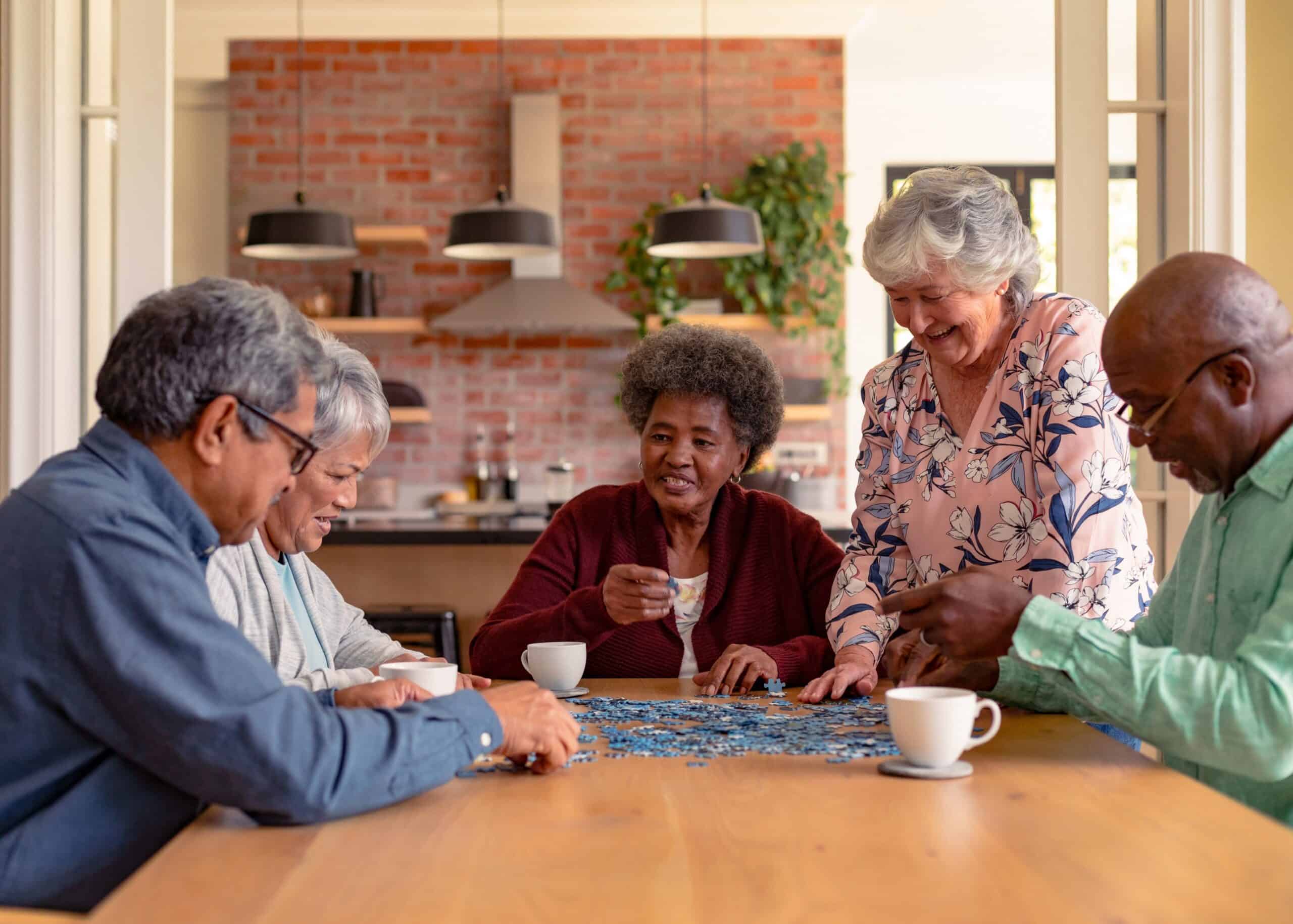 Senior parents enjoying quality time together, celebrating gray hair and confidence.